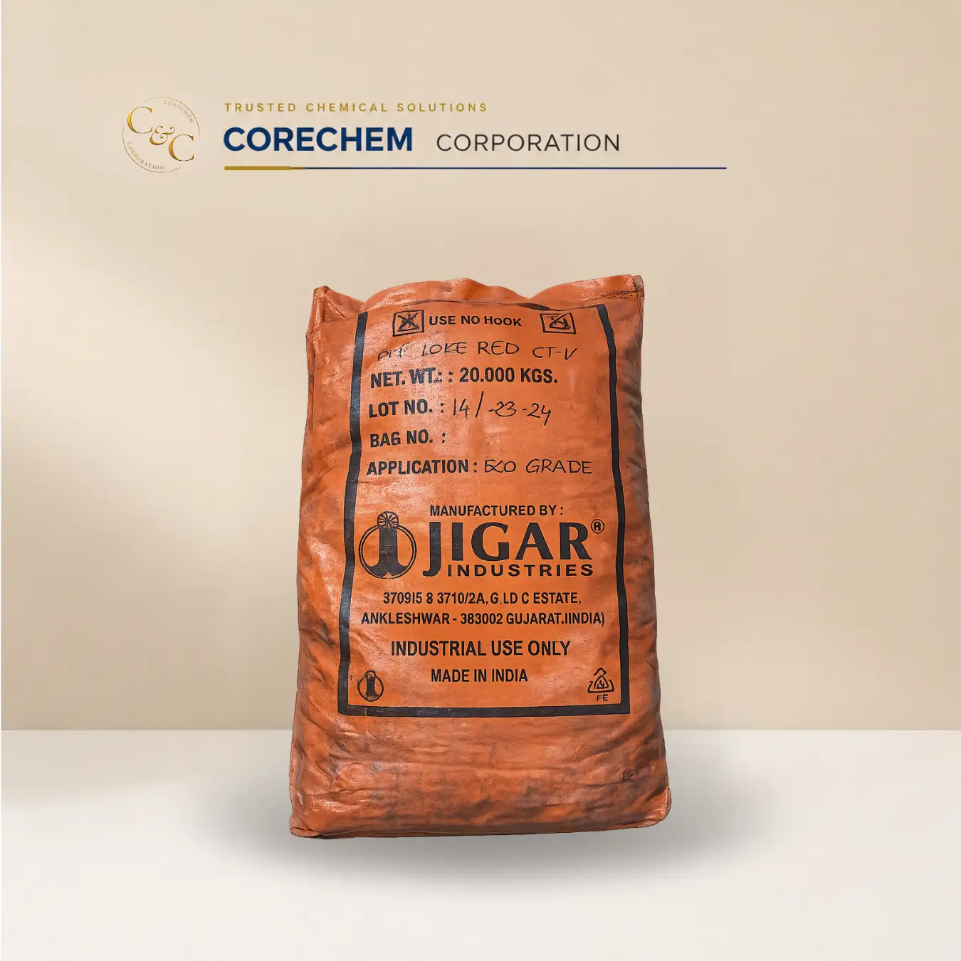 Jigar Lake Red Pigment